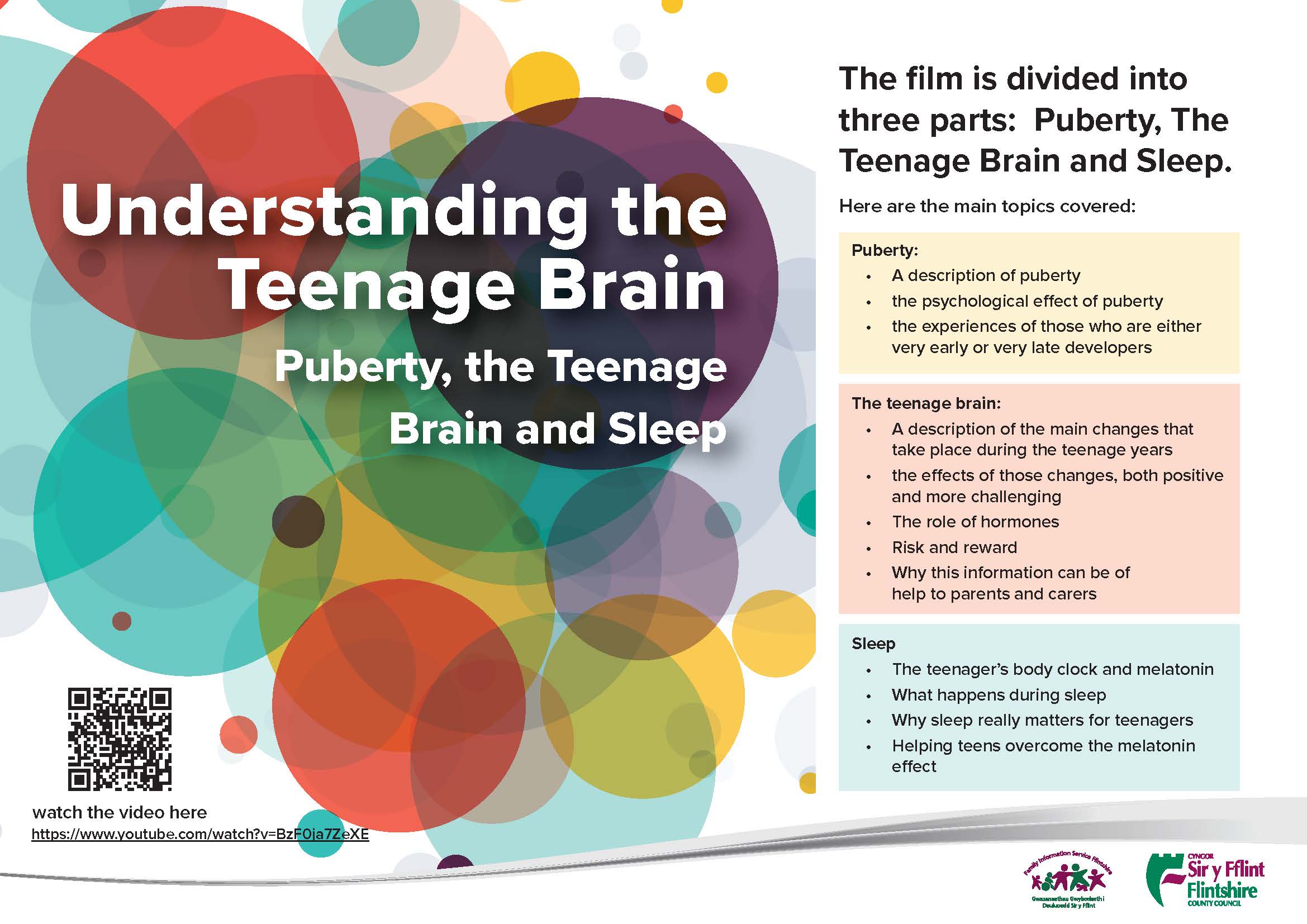 Information Sheet 1 - Puberty, the Teenage Brain and Sleep